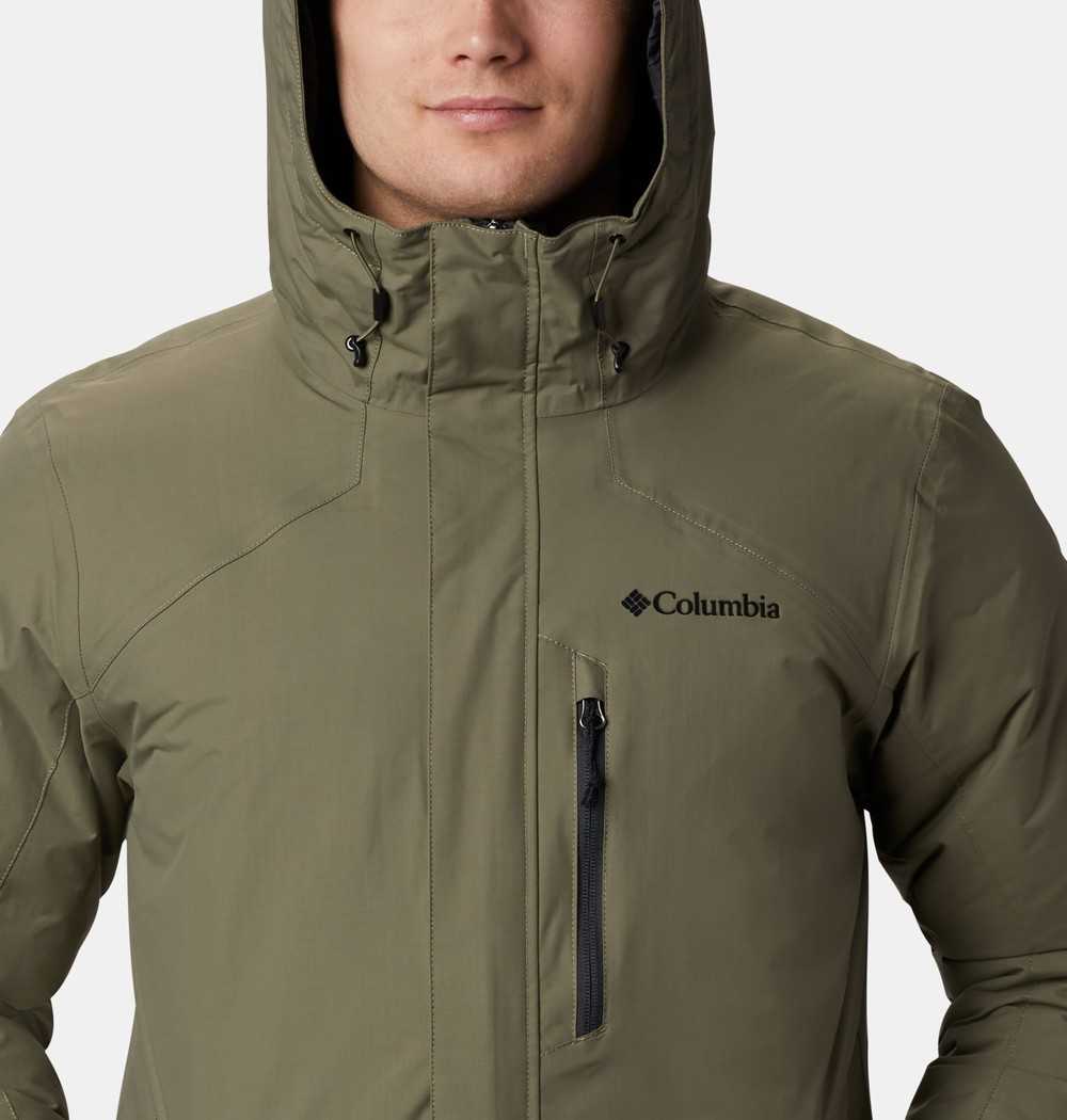 Columbia green hotsell jacket mens